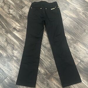 Roberto Cavalli Rhinstone Pocket Black Denim Pant